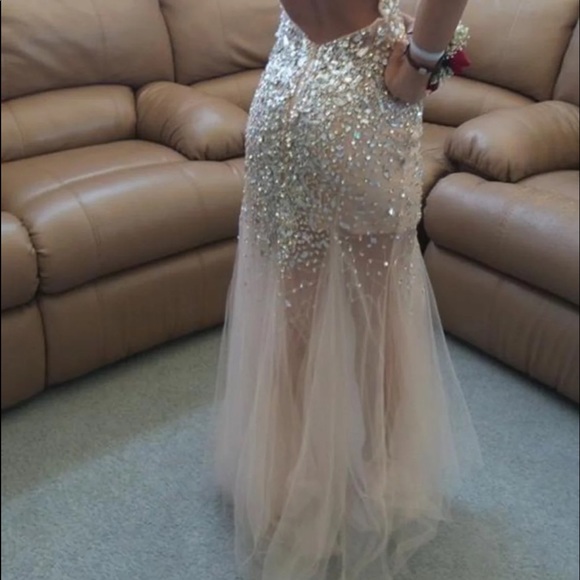 Sequins Rhinestone Prom Dress - Picture 3 of 6